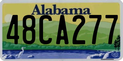 AL license plate 48CA277