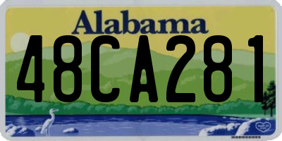 AL license plate 48CA281