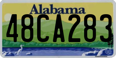 AL license plate 48CA283