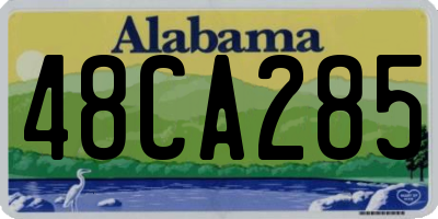 AL license plate 48CA285