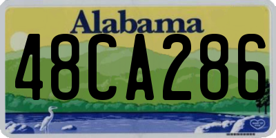 AL license plate 48CA286