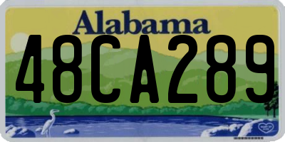AL license plate 48CA289