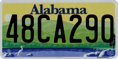 AL license plate 48CA290