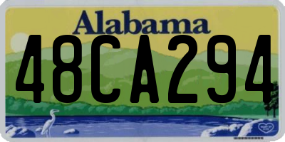 AL license plate 48CA294