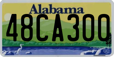 AL license plate 48CA300