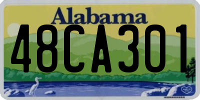 AL license plate 48CA301