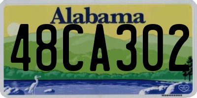 AL license plate 48CA302