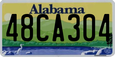AL license plate 48CA304