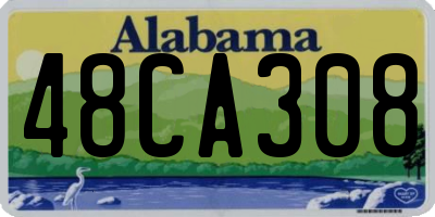 AL license plate 48CA308