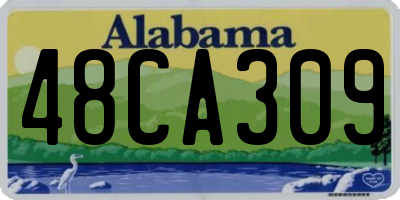 AL license plate 48CA309