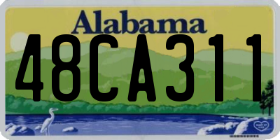 AL license plate 48CA311