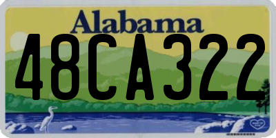 AL license plate 48CA322