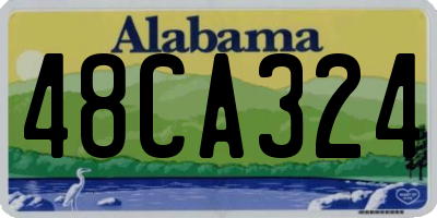 AL license plate 48CA324