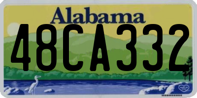 AL license plate 48CA332
