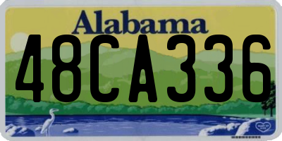 AL license plate 48CA336