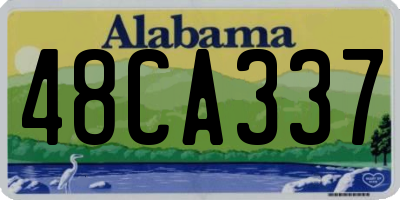 AL license plate 48CA337
