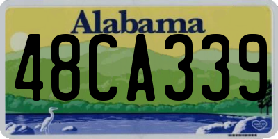 AL license plate 48CA339