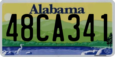 AL license plate 48CA341
