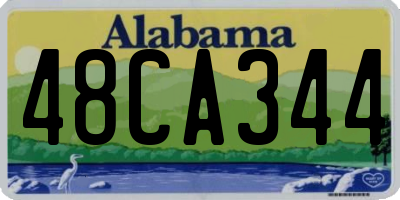 AL license plate 48CA344