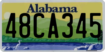 AL license plate 48CA345