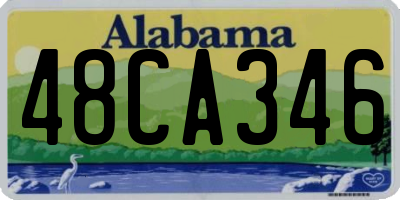 AL license plate 48CA346