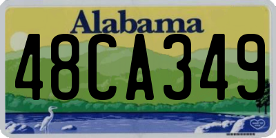 AL license plate 48CA349
