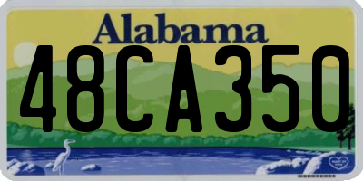AL license plate 48CA350