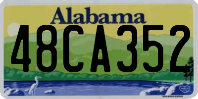 AL license plate 48CA352