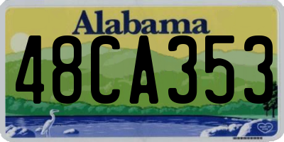 AL license plate 48CA353