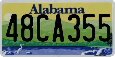 AL license plate 48CA355