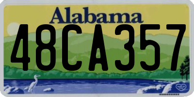 AL license plate 48CA357
