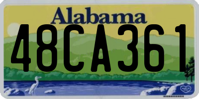 AL license plate 48CA361