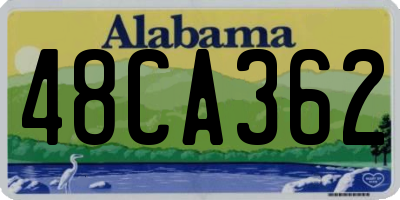 AL license plate 48CA362