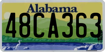 AL license plate 48CA363