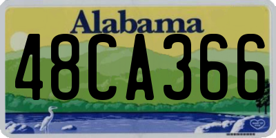 AL license plate 48CA366