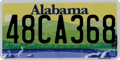 AL license plate 48CA368