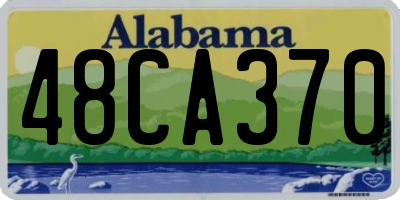AL license plate 48CA370