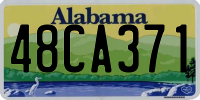 AL license plate 48CA371