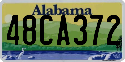 AL license plate 48CA372