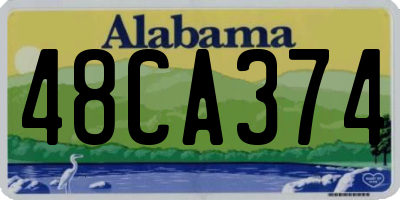 AL license plate 48CA374