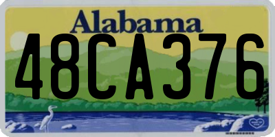 AL license plate 48CA376