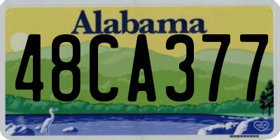 AL license plate 48CA377