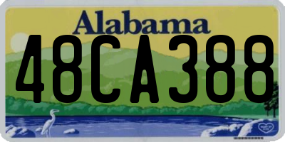 AL license plate 48CA388