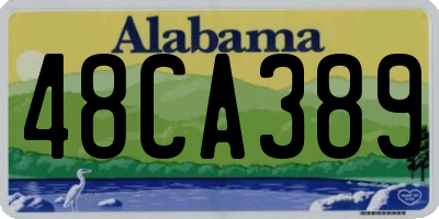 AL license plate 48CA389