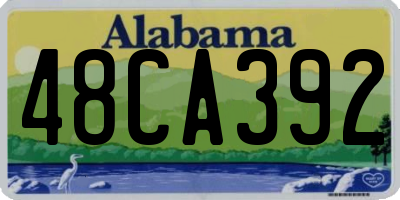 AL license plate 48CA392