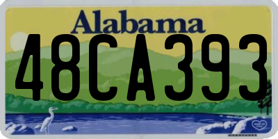 AL license plate 48CA393