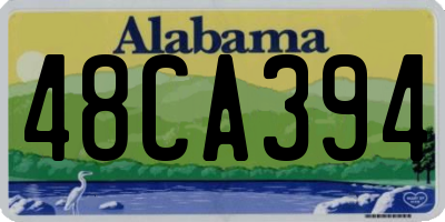 AL license plate 48CA394