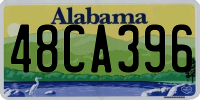 AL license plate 48CA396
