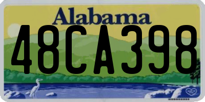 AL license plate 48CA398