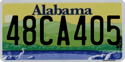 AL license plate 48CA405